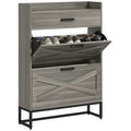Banco de entrada estilo informal con perchero, estantes con puertas de ratán y zapateros, patas de MADERA MACIZA