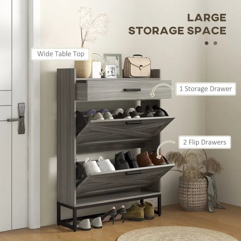 Banco de entrada estilo informal con perchero, estantes con puertas de ratán y zapateros, patas de MADERA MACIZA