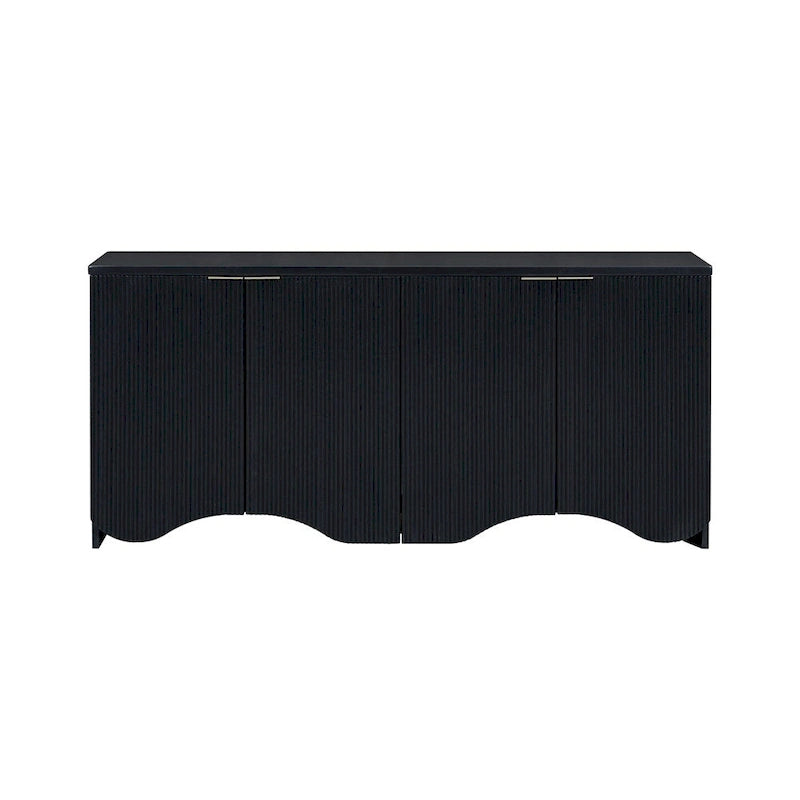Armario de madera con 4 puertas y patas