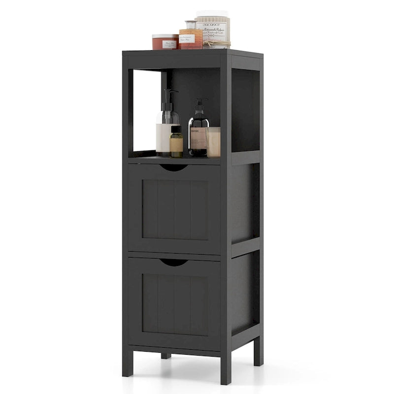 Costway Bathroom Floor Cabinet Freestanding Side Storage Organizer - See Details