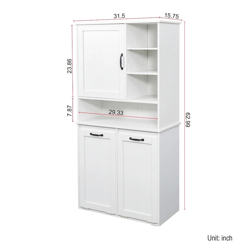 Konsolenschrank in geräuchertem Elfenbein