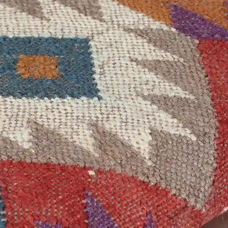 Handmade Kilim Upholstered Bench - 12.5x16x30