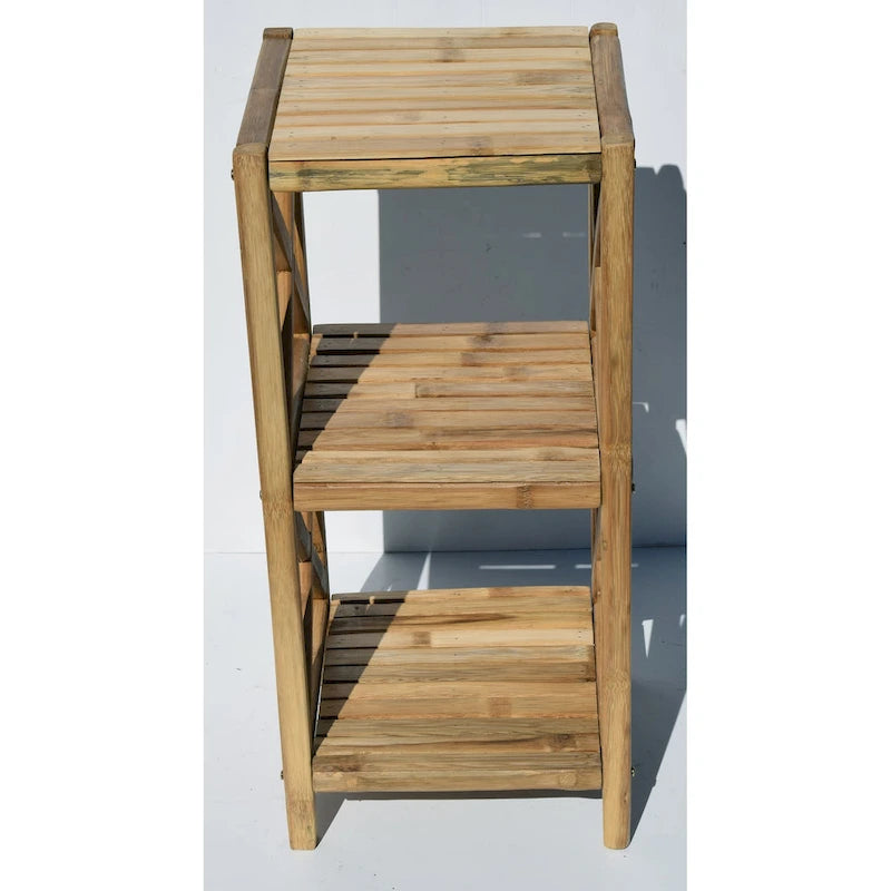 Handmade Natural 3-Tier Bamboo Rack (Vietnam)