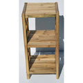 Handmade Natural 3-Tier Bamboo Rack (Vietnam)