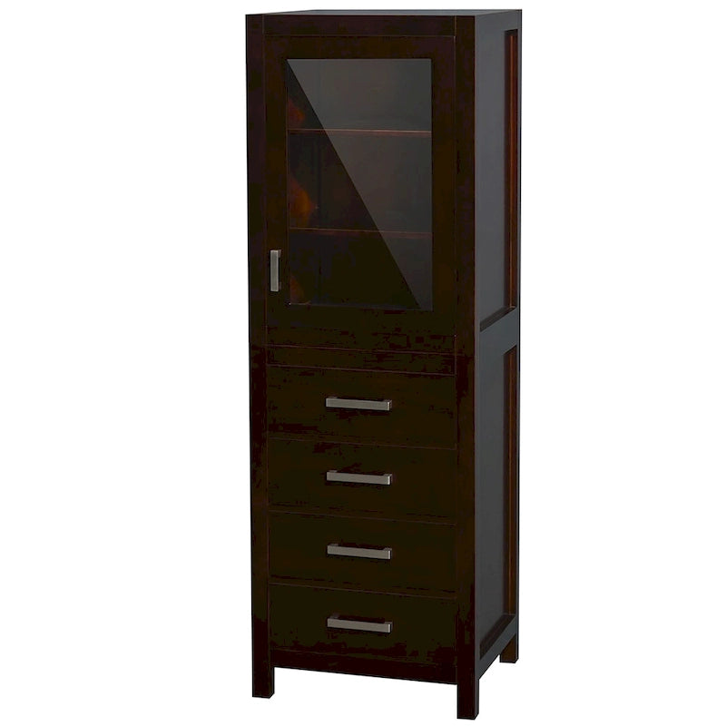 Columna de baño con puerta y cajón de almacenamiento