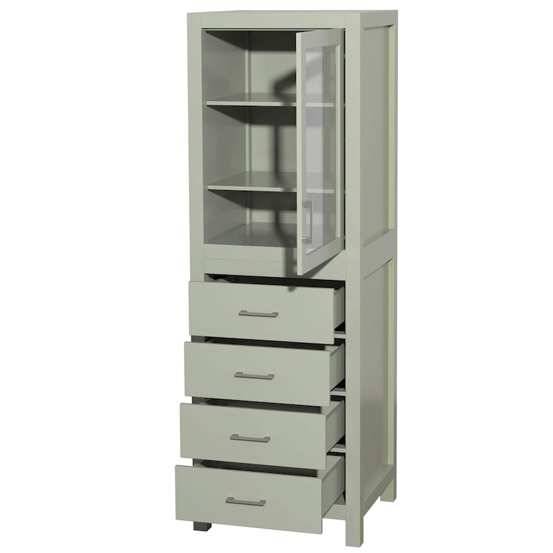 Wäscheschrank mit Tür und Schubladen