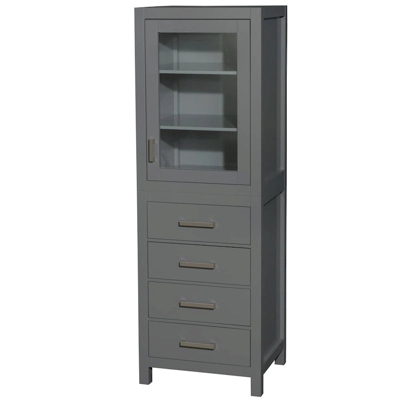 Wäscheschrank mit Tür und Schubladen