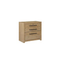 Modern Wood Lateral File, Storage File Drawer, Office File Drawer, Fully Assembled, Light Brown