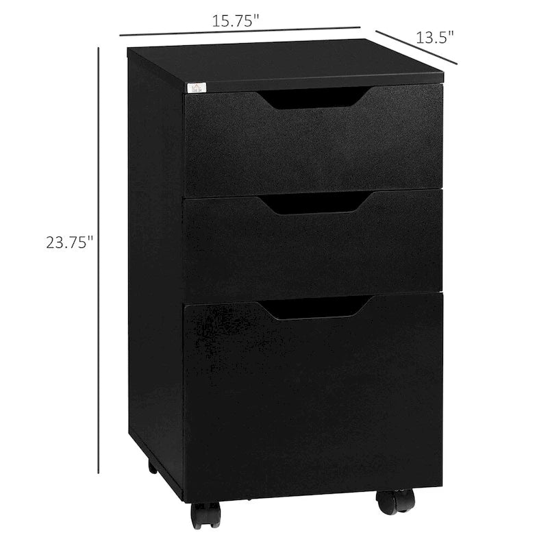 Mobile contenitore organizer mobile con cassetto e ruote, supporto per stampante