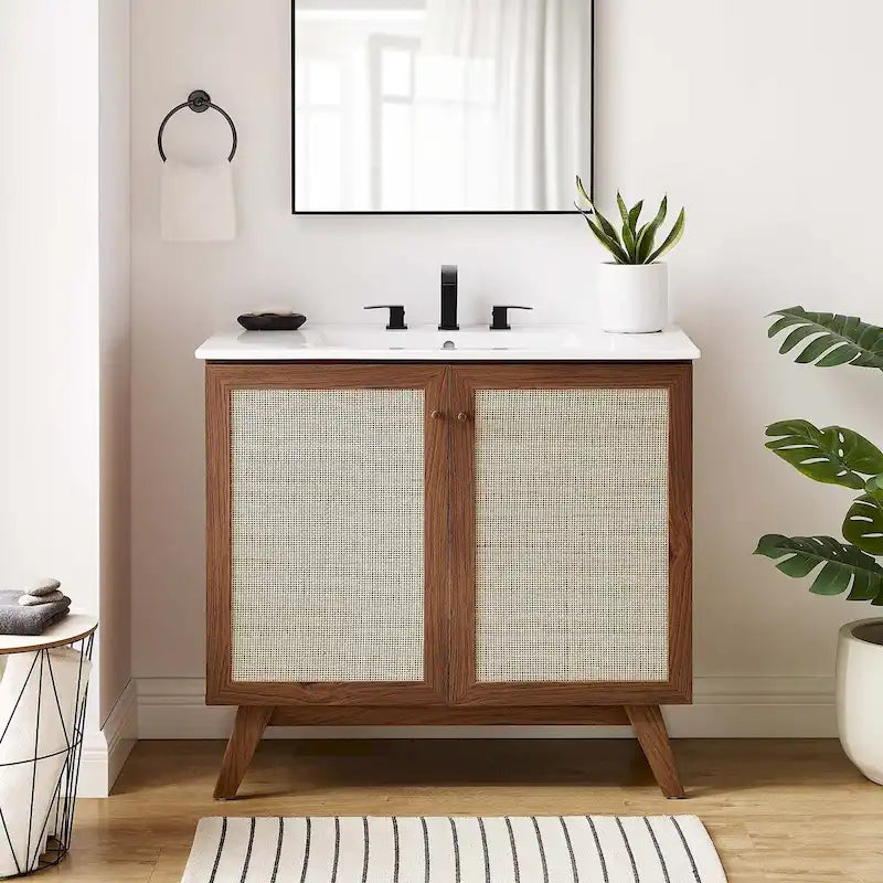 Armario de tocador de baño de 36" (lavabo no incluido)