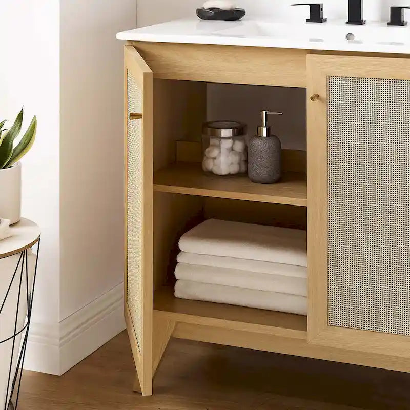 36-Zoll-Badezimmer-Waschtischunterschrank (Waschbecken nicht enthalten)