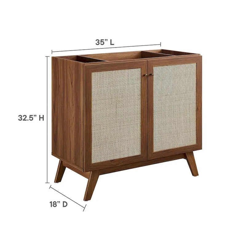 36-Zoll-Badezimmer-Waschtischunterschrank (Waschbecken nicht enthalten)