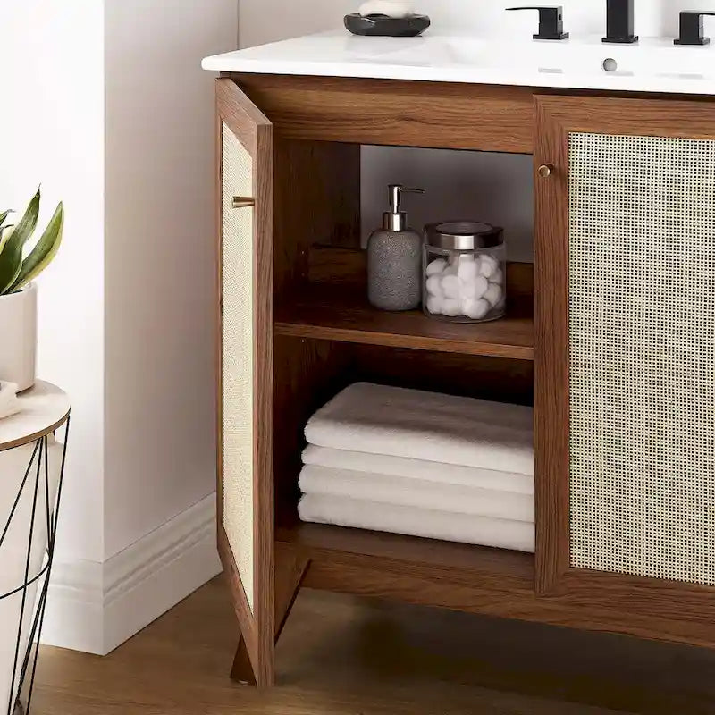 36-Zoll-Badezimmer-Waschtischunterschrank (Waschbecken nicht enthalten)