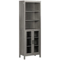 Armario alto de almacenamiento para baño - 11.75D x 20.75W x 63.75H