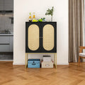 Hoher freistehender Schrank mit verstellbarem Einlegeboden für Wohnzimmer, Schlafzimmer und Flur - 26.78 x 15.75 x 41.23H