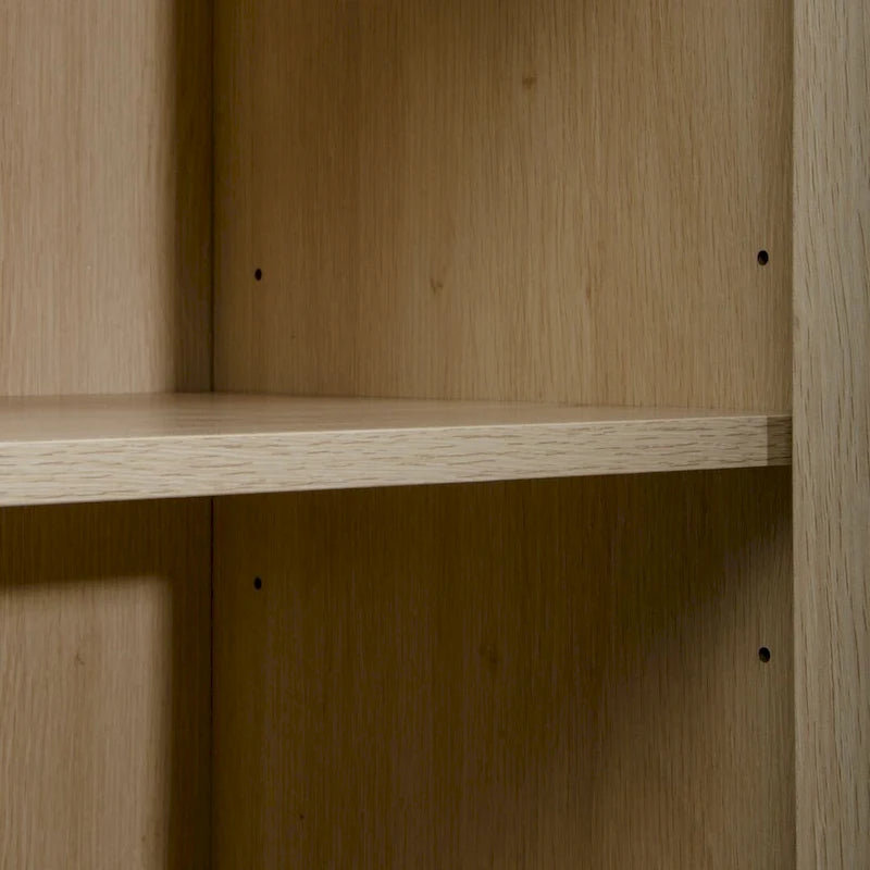 Hoher freistehender Schrank mit verstellbarem Einlegeboden für Wohnzimmer, Schlafzimmer und Flur - 26.78 x 15.75 x 41.23H