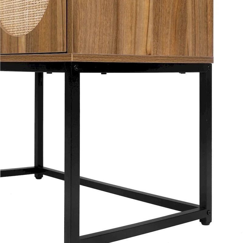 Hoher freistehender Schrank mit verstellbarem Einlegeboden für Wohnzimmer, Schlafzimmer und Flur - 26.78 x 15.75 x 41.23H