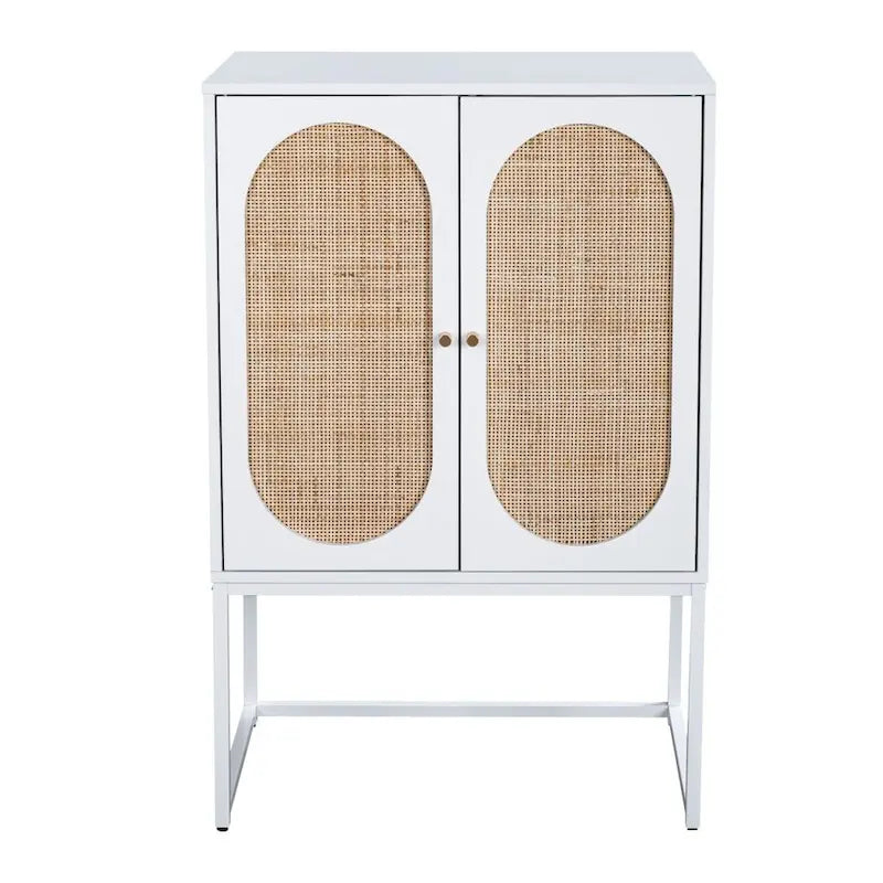 Hoher freistehender Schrank mit verstellbarem Einlegeboden für Wohnzimmer, Schlafzimmer und Flur - 26.78 x 15.75 x 41.23H