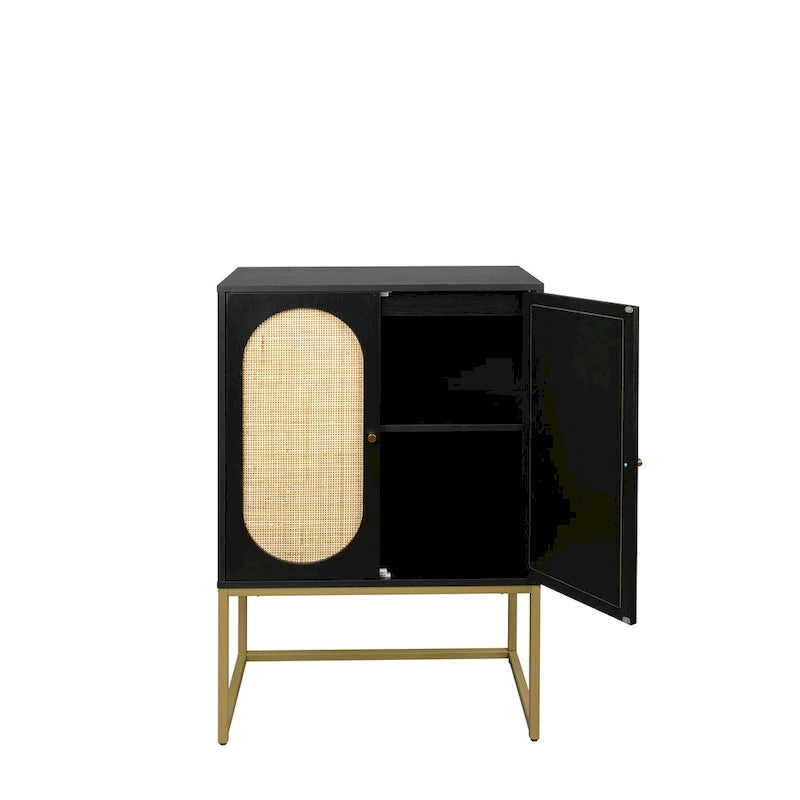 Hoher freistehender Schrank mit verstellbarem Einlegeboden für Wohnzimmer, Schlafzimmer und Flur - 26.78 x 15.75 x 41.23H