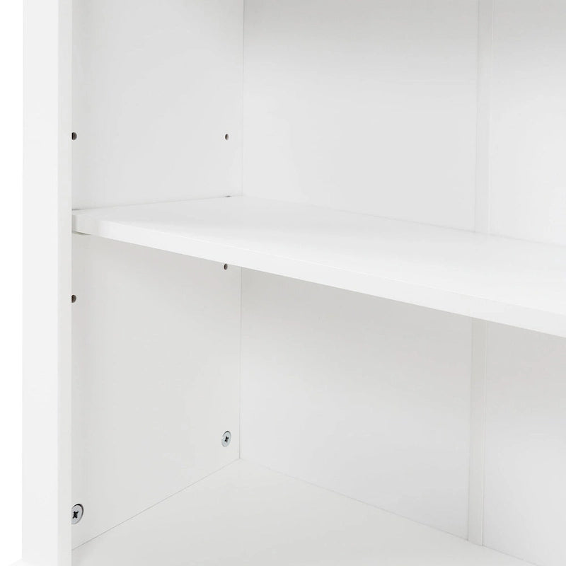 67 hoher Badezimmer-Holzschrank mit 2 Türen, Schublade und verstellbarem Einlegeboden